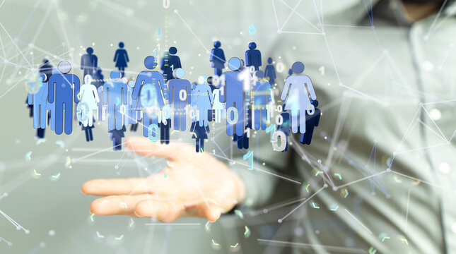 sphere network structure - abstract design connection design