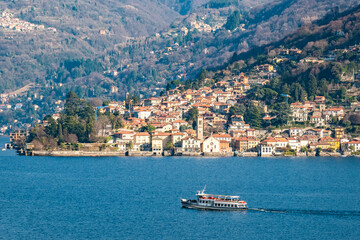 Fototapeta premium View of Torno a village of Lake Como