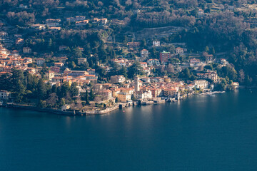 Fototapeta na wymiar View of Torno a village of Lake Como