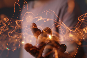 Communication technology for internet business. Global world network and telecommunication