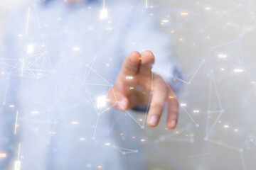 Global digital connections with technology