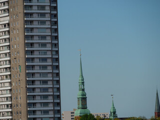 Fototapeta premium Hamburg und die Elbe