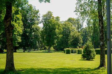 Park well maintained for recreation 