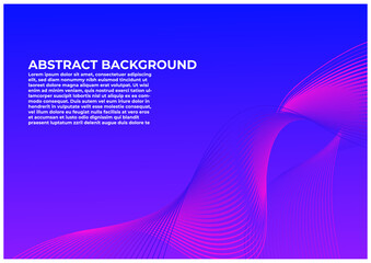 abstract background with line wave