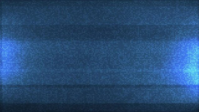 Digital pixel noise vhs effect. Holomatrix damage. White light on the CRT. The problems of the video signal of the TV of the 80s.