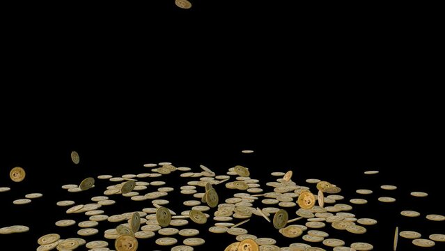 Doge coins falling