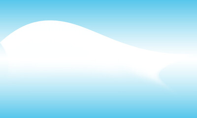 Illustration created by computer program. It is a picture of icebergs rising up into the soft white sky under the beautiful sky. Simulate shallow depth of field by creating a blurry background in whit