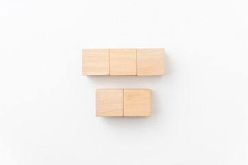 wooden, block, box concept