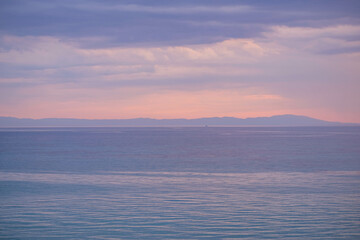 Abendrot in Griechenland