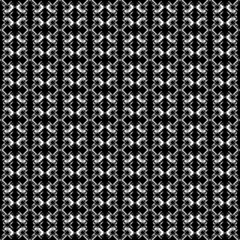 The Black and White Design in Fabric Seamless Pattern