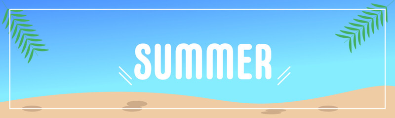 サマー 夏の背景 ウェブ 広告や壁紙 summer 英語 おしゃれ ハワイ デザイン 