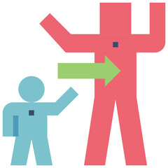 Obraz premium virtual flat style icon