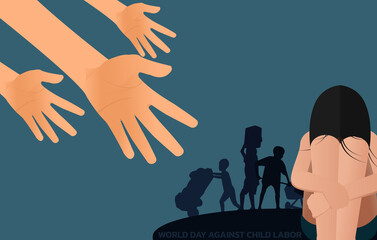 World day against child labour,stop child labour in world.