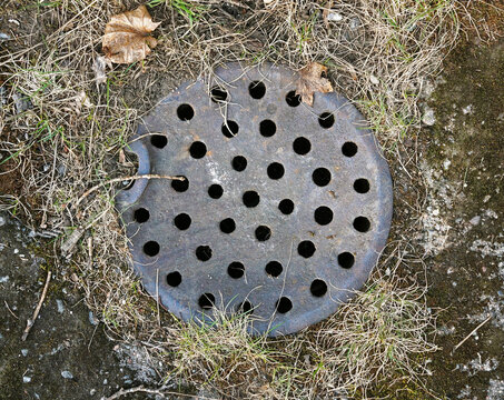 Metal lid of ground drain