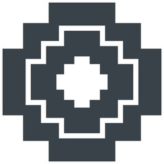 coin glyph style icon