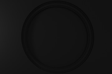 Abstract minimal black and grey background , 3D rendering , pattern texture	
