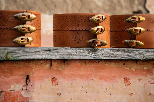 A belt that is part of folk clothing. Traditional folk belt for Slovak costume