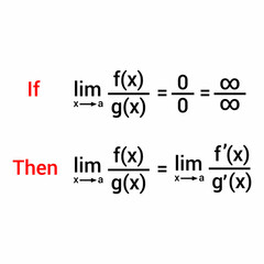 l'hôpital's rule formula in mathematics