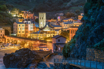 Fototapeta na wymiar Monterosso, Italy in the Cinque Terre Region