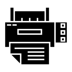 printer icon with transparent background