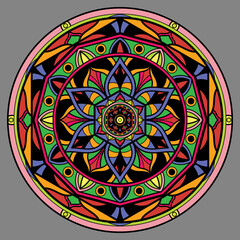 Mandalas for coloring book. Decorative round ornaments