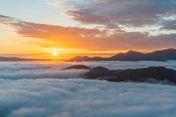 広島市安佐北区荒谷山から見える雲海