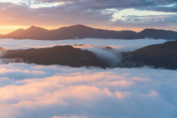広島市安佐北区荒谷山から見える雲海