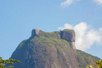 View of the gavea stone in Rio de Janeiro.
