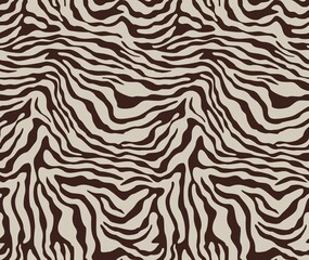 
Seamless zebra print, fashion texture for textiles, animal pattern.