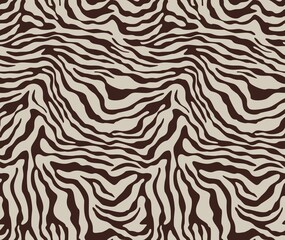 
Seamless zebra print, fashion texture for textiles, animal pattern.