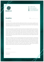 Elegant Professional Modern corporate Business print ready letterhead design bundles