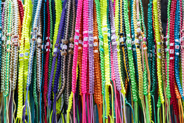 Mexican indigenous bracelets of various colors for sale