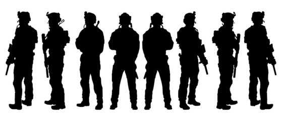 silhouette of a salute soldier in black and white.