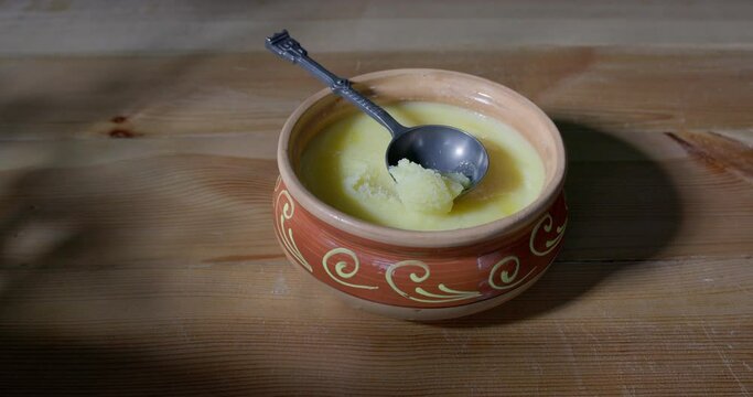 .Pure OR Desi Ghee also known as clarified liquid butter.