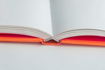 Book over background - closeup detail