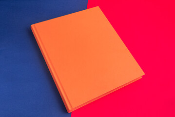 Book over background - closeup detail