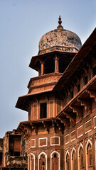 Fototapeta na wymiar hindu temple red fort