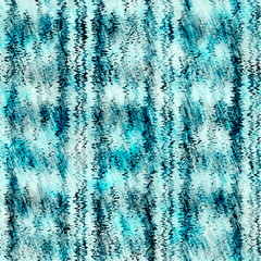 Aegean Teal blue grunge dyed bleed wash mottled linen print pattern. Modern distressed textile effect background in nautical maritime style. Masculine tie dye worn home decor fashion streaked design