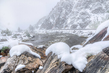 Arkansas River Scenery in Winter