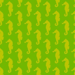 Fototapeta na wymiar Summer seamless seahorse pattern for fabrics and kids and wrapping paper and textiles and gifts