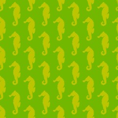 Summer seamless seahorse pattern for fabrics and kids and wrapping paper and textiles and gifts