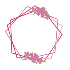 Obraz premium flower frame