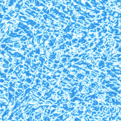 Fototapeta na wymiar Blue shiny swimming pool water seamless background