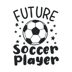 Future Football Illustration Clip Art Design Shape. Soccer Player Silhouette Icon Vector.