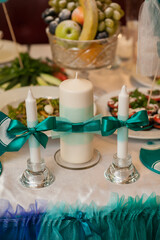 Lovely Decorations of Candles In Wedding Event