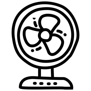 recommend clip art: handdrawn fan icon