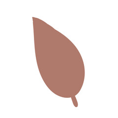 Botanical set of vector wall drawings. Floral and leafy pattern with abstract shape Vector illustration.Brown Beige white coffee leaves