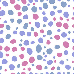 Vector seamless organic pattern with strokes