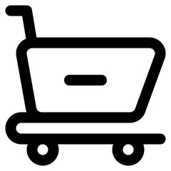 remove from cart icon illustration
