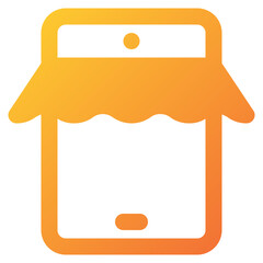 online store icon illustration